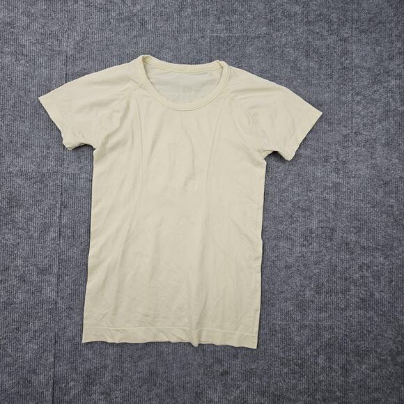 Lululemon Swiftly Tech Shirt Womens 6 Seamless Knit Crew Lightweight Yoga Tee - Picture 1 of 4